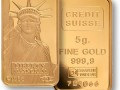 Statue Of Liberty Credit Suisse Gold Bar
