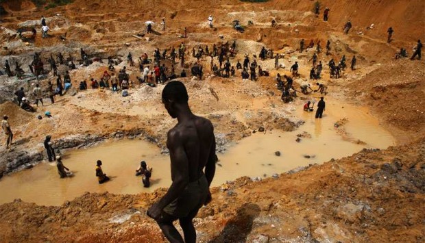 Gold mining Africa