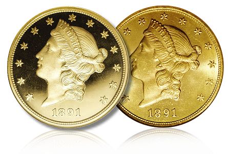 Proof coin and Mint-State Coin